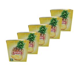 Lot 5x Boisson Instantanée Arôme Ananas - 12 X 30g - Boîte 1,8kg