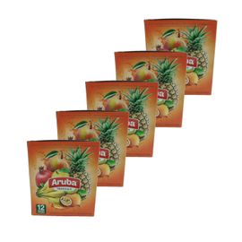 Lot 5x Boisson Instantanée Arôme Tropical - 12 X 30g - Boîte 1,8kg