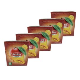 Lot 5x Boisson Instantanée Arôme Mangue - 12 X 30g - Boîte 1,8kg