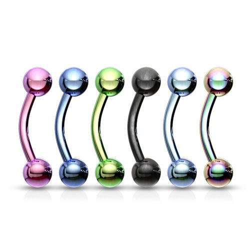 Lot 6 Piercings Arcade Tatiana Barre Et Boules Titane Inoxydable Anti Allergique Sourcil Oreille Cartilage Tragus Helix Barbell Lovepiercing