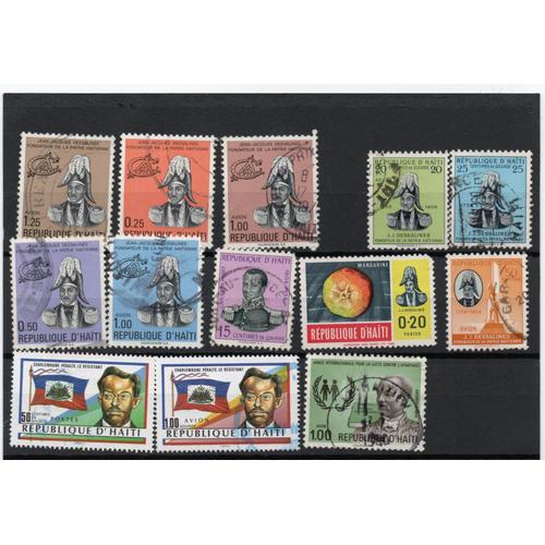 Haïti Timbres Héros Haïtiens