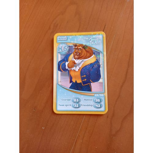 Carte 20 Ème Anniversaire Disneyland Paris Beast