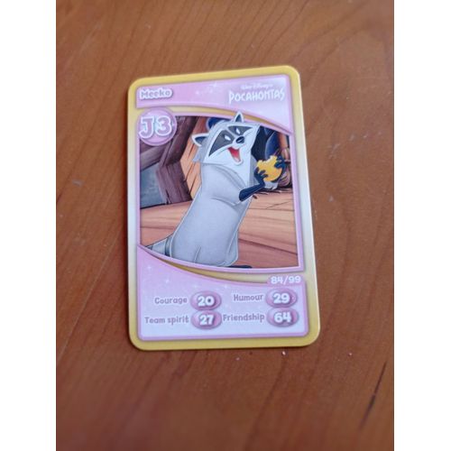 Carte 20 Ème Anniversaire Disneyland Paris Meeko