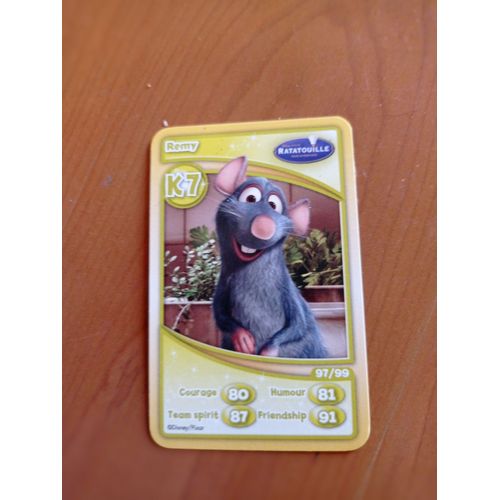 Carte 20 Ème Anniversaire Disneyland Paris Remy