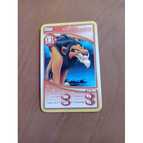 Carte 20 Ème Anniversaire Disneyland Paris Scar