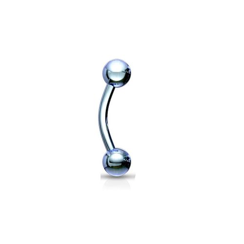 Piercing Arcade Barre Et Boules Titane Inoxydable Anti Allergique Sourcil Oreille Cartilage Tragus Helix Barbell Tatiana Bleu Clair Lovepiercing