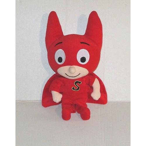 Peluche Sam Sam Super Heros Bayard 2000 - Doudou Sam Sam Animation Nounours Ajena 23 Cm