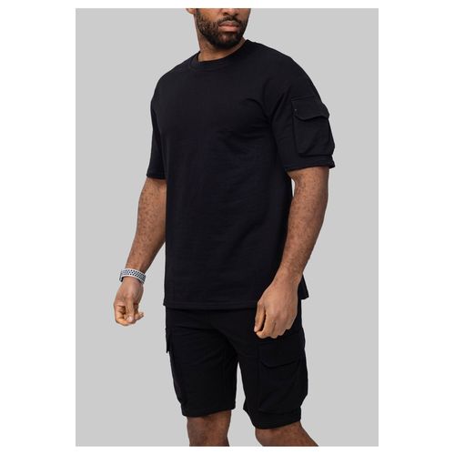 Ensemble Short,T-Shirt Noir Homme
