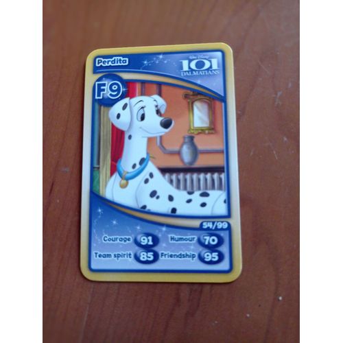 Carte 20 Ème Anniversaire Disneyland Paris Perdita