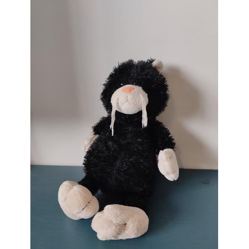 M/ Doudou Peluche Chat Noir Jémini Planet Push