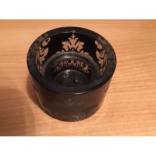 PORTE BOUGIE - NOIR À MOTIFS - PARTYLITE - 2012