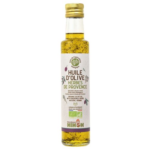 Huile D?Olive Extra Vierge Herbes De Provence Bio - Bouteille 250ml