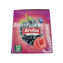 Boisson Instantanée Arôme Fruits Rouges - 12 X 30g - Boîte 360g