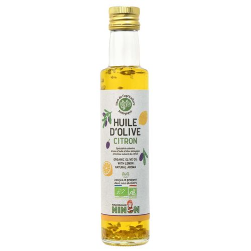 Huile D?Olive Extra Vierge Citron Bio - Bouteille 250ml