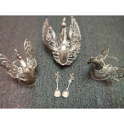 Salière Et Poivrière Sucrier Argent Et. Cristal Origine Allemande