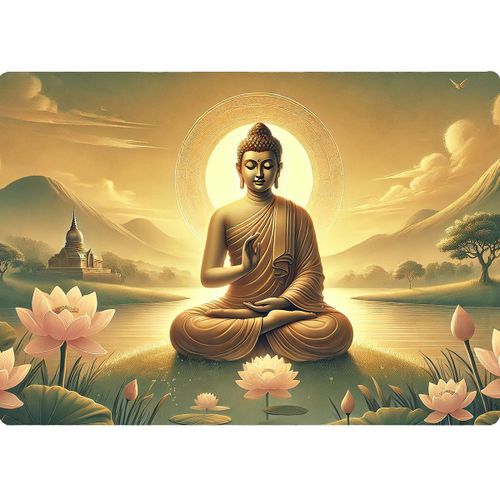 Tapis de souris quiétude de Bouddha - CBKreation