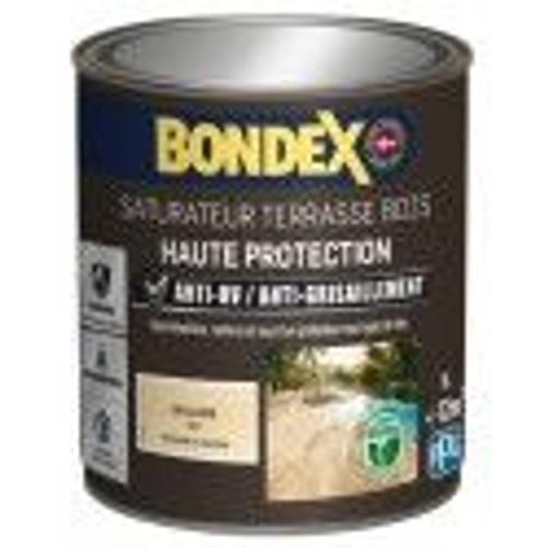 Saturateur protection terrasse bois anti UV anti grisaillement incolore mat 1L BONDEX