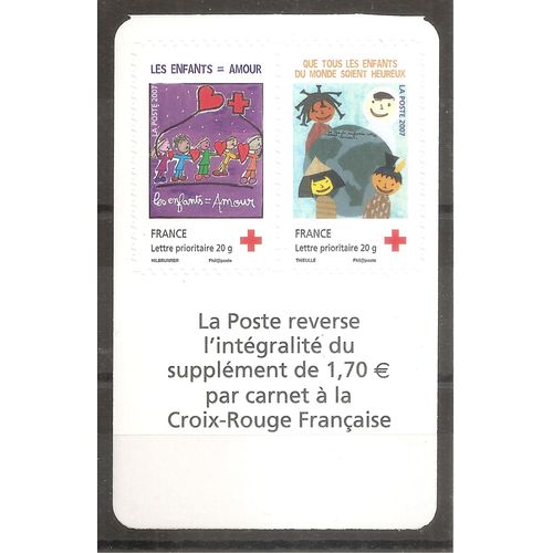 4125 Et 4126 (2007) Paire Croix-Rouge Les Enfants N** (8712)