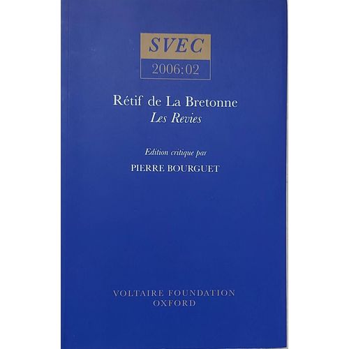 Rétif De La Bretonne, Les Revies