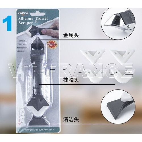 Grattoir Pro 3D Inox Joint Silicone Mastic