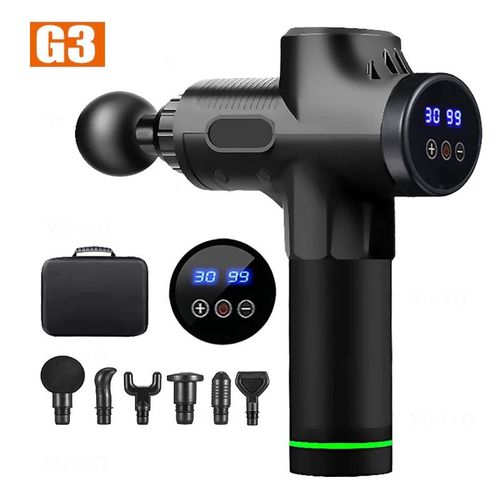 Pistolet De Massage Pro 30 Vitesses Noir
