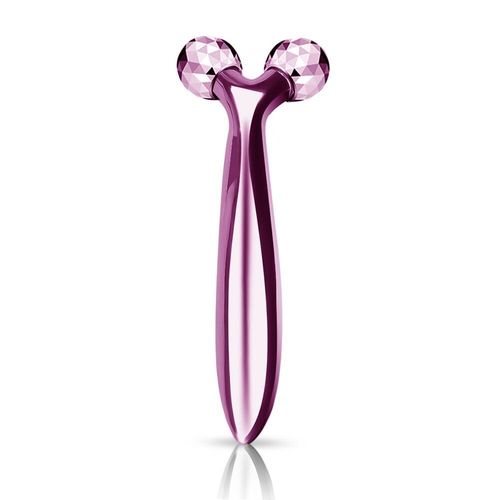 Rouleau Masseur De Visage 3d Argent Violet
