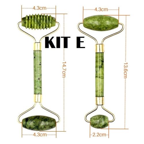 Kit Masseur Facial Jade Veritable 