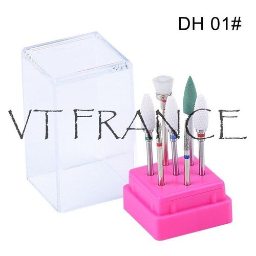 Kit 7 Fraise Foret A Ongle Manucure 
