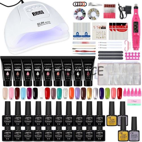 Kit Manucure Ongle Led Uv Vernis Gel 