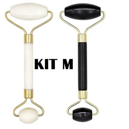 Kit Masseur Facial Jade Veritable 