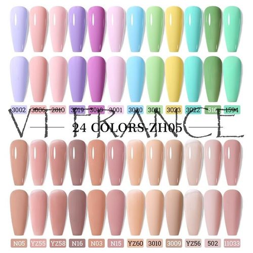 Vernis Gel A Ongle Uv 24pcs Pot 15ml 