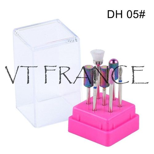 Kit 7 Fraise Foret A Ongle Manucure 