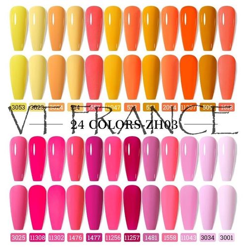 Vernis Gel A Ongle Uv 24pcs Pot 15ml 