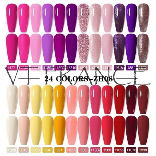 Vernis Gel A Ongle Uv 24pcs Pot 15ml 