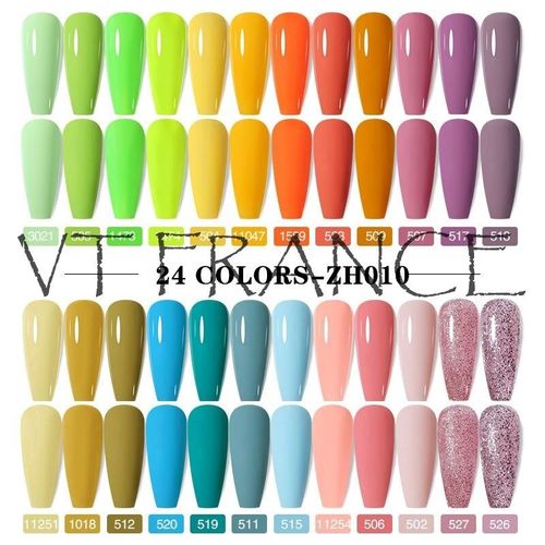 Vernis Gel A Ongle Uv 24pcs Pot 15ml 