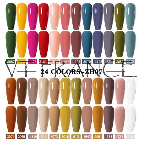 Vernis Gel A Ongle Uv 24pcs Pot 15ml 
