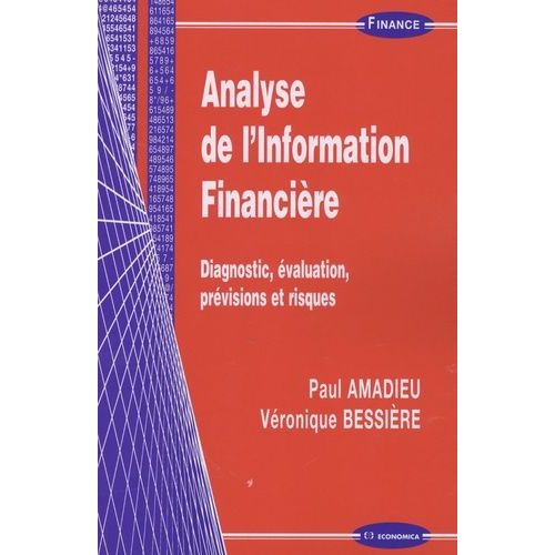 Analyse De L'information Financière - Diagnostic, Évaluation, Prévision Et Risques