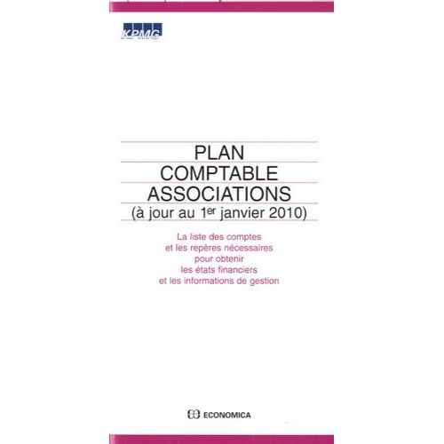 Plan Comptable Associations (À Jour Au 1er Janvier 2010)