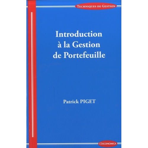 Introduction À La Gestion De Portefeuille