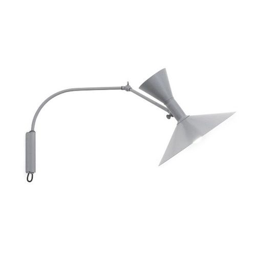 Nemo Lampe Murale Applique Lampe De Marseille Mini (Gris Opaque Ral7046 - Métal)