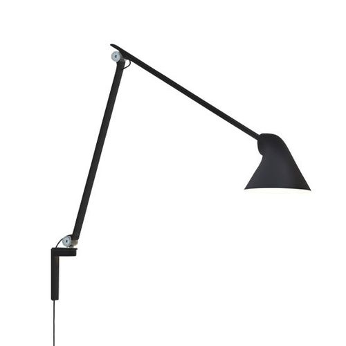Louis Poulsen Lampe Murale Applique Njp Avec Bras Long (Noir 2700k - Aluminium)