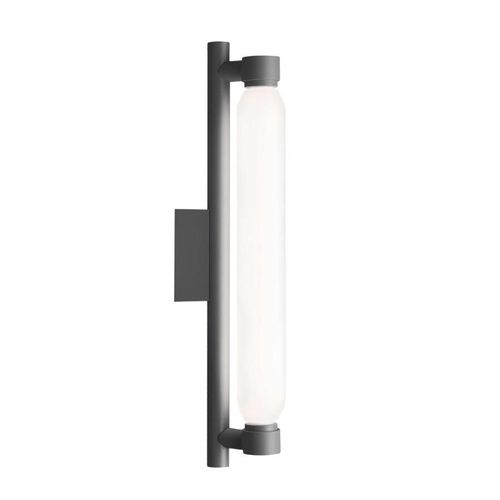 Nemo Lampe Murale Applique La Roche (Gris Opaque - Aluminium Et Verre)