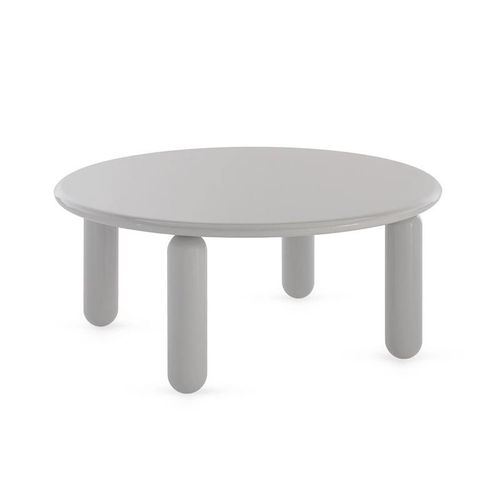 Kartell Table Basse Undique Mas H 30 Cm (Gris - Bois De Hêtre Laqué Polyester)