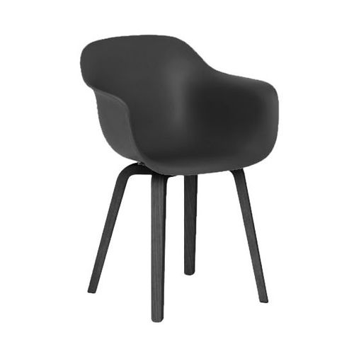 Magis Fauteuil Substance Plywood (Noir - Frêne Verni Et Polypropylène)