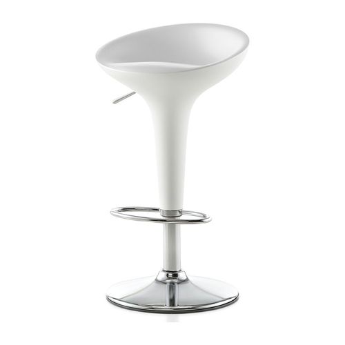 Magis Tabouret Réglable Bombo (Blanc - Acier Et Abs)