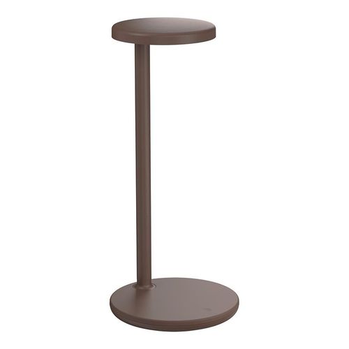 Flos Lampe De Table Oblique Qi (2700k, Marron Opaque - Aluminium Et Pmma)