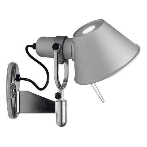 Artemide Lampe Murale Applique Tolomeo Faretto (Sans Interrupteur - Aluminium)