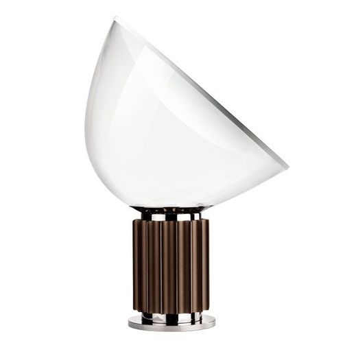 Flos Lampe De Table Taccia Led (Bronze - Aluminium Et Verre)