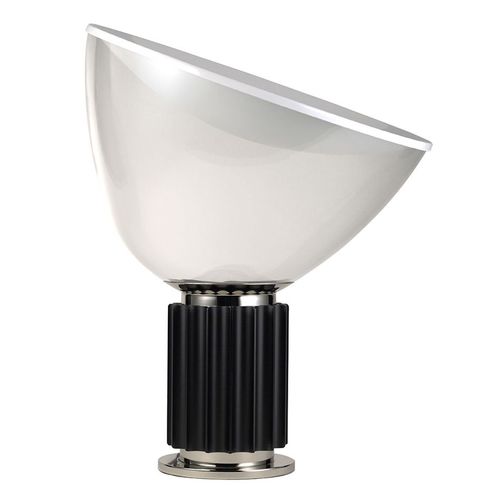 Flos Lampe De Table Taccia Led 2016 Diffuseur En Methacrylate (Noir - Aluminium Et Méthacrylate)