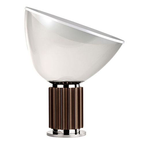 Flos Lampe De Table Taccia Led 2016 Diffuseur En Methacrylate (Bronze - Aluminium Et Méthacrylate)